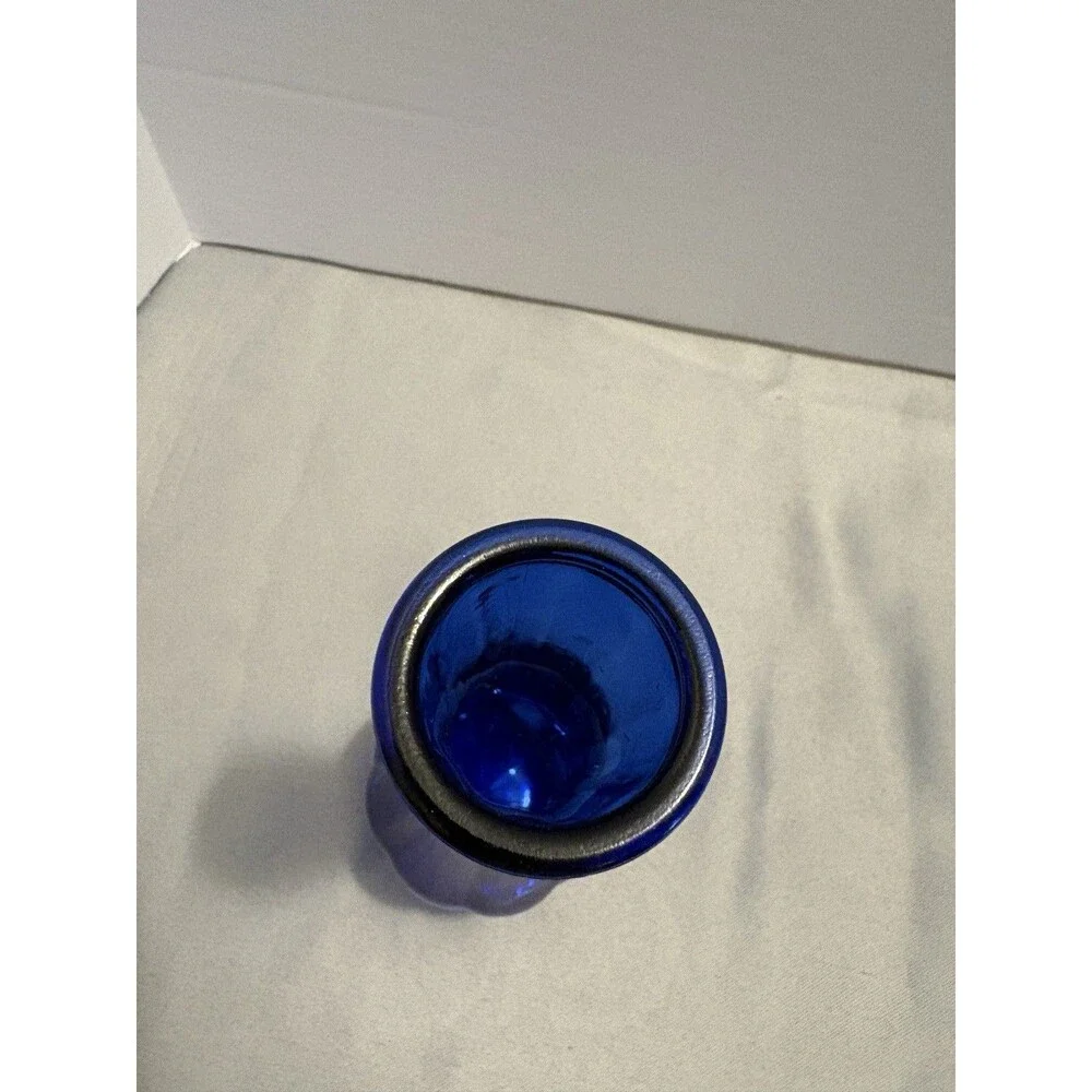Vintage Indiana Glass Classico Bud Vase - Cobalt Blue